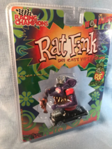 VTG 2000 Mint Racing Champions Mod Rods Rat Fink Diecast w/ Rat Figure Ed Roth - $23.36