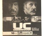 UC Undercover Tv Guide Print Ad William Forsythe Bing Rhames TPA8 - $5.93