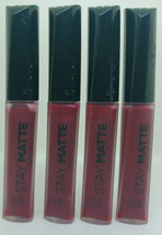 Lot of 4 Rimmel Stay Matte Liquid Lip Colour, #810 Plum This Show - $15.79