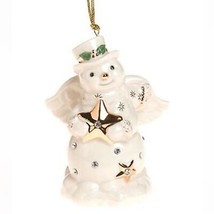 NIB Lenox Christmas Holiday Lenox Razzle Dazzle Snowman Porcelain Ornament - $39.60