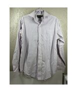 Lauren by Ralph Lauren Dress Shirt Size 15 1/2 34/35 No Iron Check Pink ... - $38.47 CAD