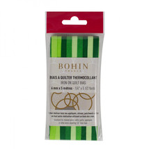Bohin Light Green Gradation Fusible Quilt Bias 1/4in x 5-1/2yds - $19.95
