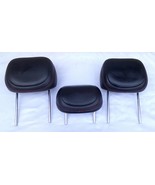 13-16 DODGE DART OEM BLACK RED LEATHER REAR LEFT RIGHT CENTER HEADREST SET - $105.00