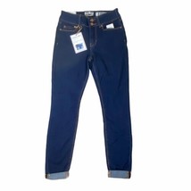 Indigo Rein Womens Jeans High Rise Ankle Size 5 Blue Denim  Juniors New - £23.35 GBP
