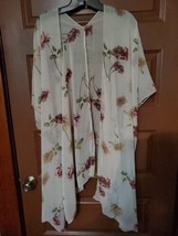Women’s Unbranded Floral Kimono Style Open Front Cover Blouse Size Small - £11.85 GBP