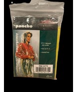 VTG Texsport Emergency Yellow PVC Rain Hooded Poncho ONE SIZE - #32770 1... - $399.40 MXN