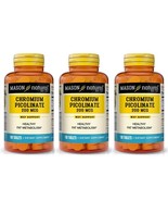 3 Pack CHROMIUM PICOLINATE 200MCG*05/2027* 3 X 100 = 300 Tablets - €17,21 EUR