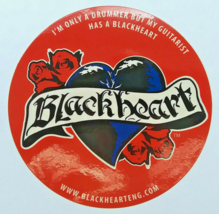 Blackheart Amplifier Sticker Decal (for the Drummer) Collectible, 4 3/4 ... - £10.25 GBP