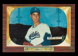 Vintage 1955 Baseball Card Bowman #120 Ed Burtschy Pitcher Kansas City A&#39;s - £7.89 GBP