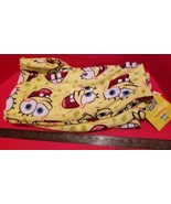 SpongeBob Men Clothes XL Lounge Pants Squarepants Nickelodeon Warm Yello... - £12.86 GBP