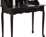 , Traditional Desk, Solid Wood, Dark Cherry, 36&quot;L - $352.99