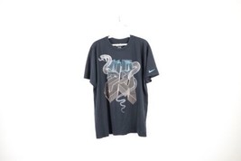 Vintage Nike Kobe Bryant Mens Medium Faded Spell Out Techno KB24 Mamba T-Shirt - £46.40 GBP