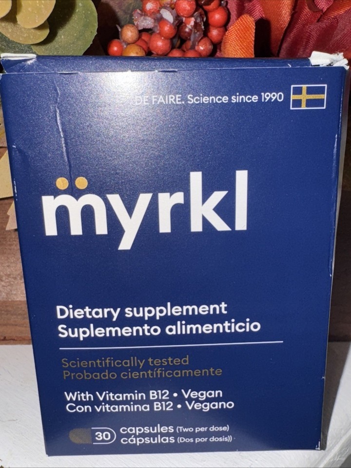 myrkl Pre-Drinking Supplement for Liver Support And B12 For Energy 30 Ca... - $23.74