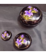 Set of three nesting trinket dishes with lids - $453.83 MXN