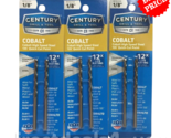 Century Drill &amp; Tool 26208  1/8&quot; Cobalt Drill Bit Pack of 3 - $19.79