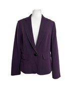 Jones Studio Separates Womens Size 8 Purple Blazer Jacket Lined Career - £22.75 GBP