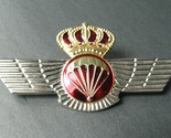 SPAIN PARATROOPER LARGE JUMP WINGS SPANISH HAT OR JACKET BADGE 3 INCHES - $9.85