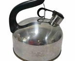 Paul Revere Ware 1801 Whistling Tea Pot Kettle 2 Qt Copper Bottom - $24.70