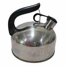 Paul Revere Ware 1801 Whistling Tea Pot Kettle 2 Qt Copper Bottom - $24.70