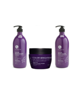 Luseta Color Brightening Purple Shampoo, Conditioner &amp; Hair Mask  Set New - $1,045.22 MXN