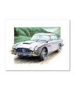 Signed 007 JAMES BOND&#39;S ASTON MARTIN DB 5 Poster Print Wall Art 11x14 Un... - €20,51 EUR