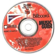 Billboard Music Guide (Pc, 1997) CD-ROM For Windows - New Cd In Sleeve - £3.13 GBP