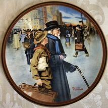 Vintage 1991 Knowles "A Helping Hand" Collector Plate by Norman Rockwell bn - $5.60