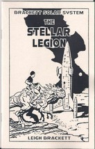 The Stellar Legion - Leigh Brackett - Sabre Press 2020 Pulp Chapbook - €2,62 EUR