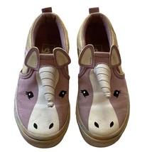 VANS Unicorn Asher V Purple Slip On Shoes Sneakers Girls Sz 12 - £11.51 GBP
