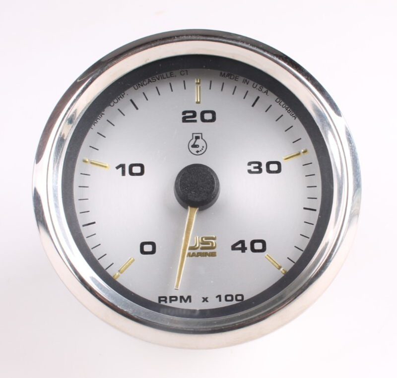 Faria Boat Diesel Tachometer TD9713A US Marine 3.25&quot; 4000 RPM Alternator... - $33.99
