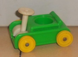Vintage 80&#39;s Fisher Price Little People Green Wagon #656 FPLP - £7.51 GBP