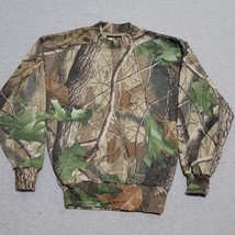 Real Tree Kids Camo Sweat Shirt Size Small Long Sleeve Camouflage Casual Sportex - £10.92 GBP