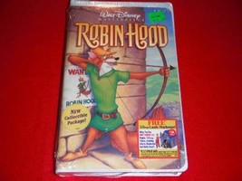 Robin Hood VHS Walt Disney Masterpiece Film Clam Shell Case NIB Brand New - £7.04 GBP