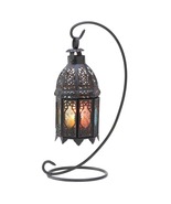 Rainbow Moroccan Lantern With Stand - $49.95