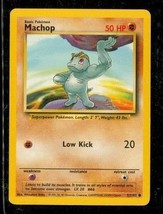 PL (Unlimited) Pokemon MACHOP Card Base Set 52/102 - $2.47