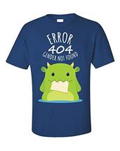 Error 404 Gender Not Found Agender Pronouns - Unisex T-Shirt Royal Blue - £29.67 GBP