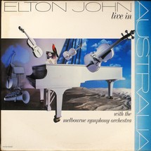 Elton John - Live In Australia Melbourne Symp Orch 2xLP [NH06-050] original LP - $23.18