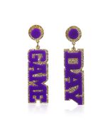 Fuqimanman2020 Acrylic Game Day Sports Letter Dangle Earrings Colorful - $182.68 MXN Fuqimanman2020 Acrylic Game Day Sports Letter Dangle Earrings Colorful - $182.68 MXN