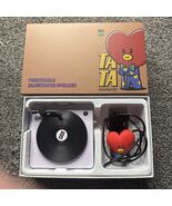 BT21 TaTa Character Turntable Bluetooth Speaker Official K-Pop Authentic... - $99.95