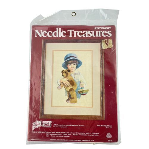 Needle Treasures Crewel Embroidery Kit Jan Hagara's Jimmy - £15.12 GBP