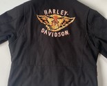 2003 Women&#39;s Harley-Davidson Black Cotton Motorcycle Jacket - Size XL - £45.64 GBP