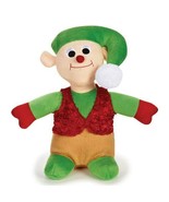 Singing Holiday Stuffed Jolly Christmas Elf Toy Plays Jingle Bells Xmas ... - £14.77 GBP