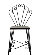 Vintage vanity chair. Mid  century make up  chair - $166.76
