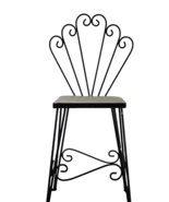 Vintage vanity chair. Mid  century make up  chair - $166.76