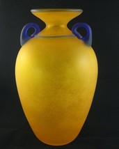 Murano Art Glass Scavo Vase with Franco Moretti signature  - $395.00
