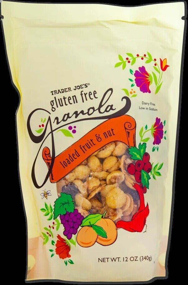 Primary image for 2 PACK packs Trader Joe's Gluten Free Granola Loaded Fruit & Nut