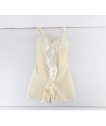 Vintage 50s 60s Womens 36B Lace Flower Shapewear Bodysuit with Girdle St... - £59.01 GBP