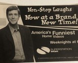America’s Funniest Home Videos Tv Show Print Ad Tom Bergeron Tpa15 - $5.93