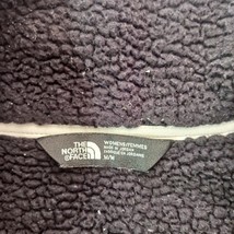 The North Face FA19 Women's Black & White Gemma Fleece Hoodie Coat Jacket Medium image 4
