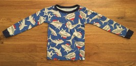 Baby Gap Toddler Christmas Xmas Shark Blue Long Sleeve T-Shirt Tee Shirt 4T - $19.99